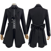 Black Butler Ciel Phantomhive Cosplay Costume - Little Demon Casual Fabric Outfit - Coscosmos